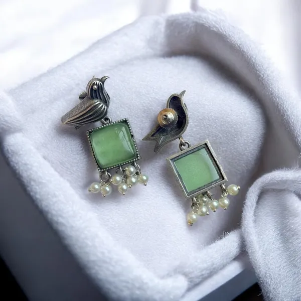 Light_Green_Premium_Brass_Shyam_Antique_Dangler_Earring_For_Women
