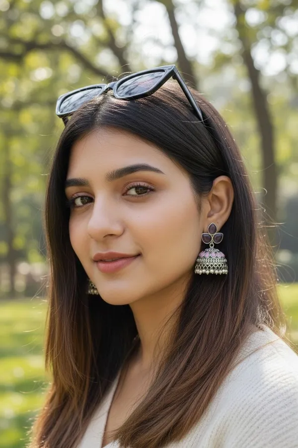 Wine_Beaten_Brass_Gulbagh_Jhumki_Earring_For_Women