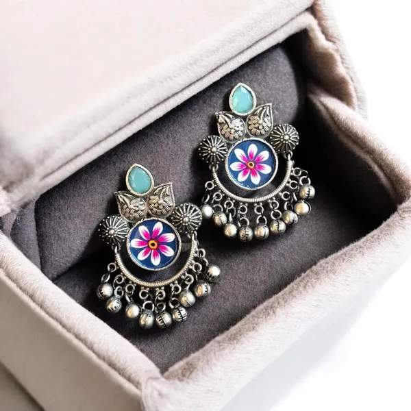 Blue_Premium_Brass_Meenakari_Hand_Painted_Chandbalis_Earring_For_Women