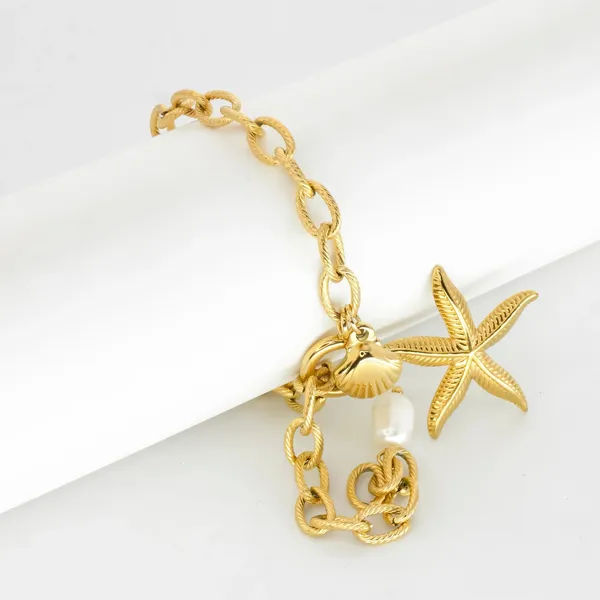 Gold_Stainless_Steel_Sea_Trinkets_With_Pearls_Bracelet_For_Women