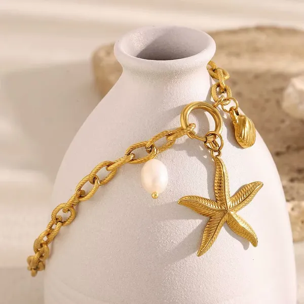 Gold_Stainless_Steel_Sea_Trinkets_With_Pearls_Bracelet_For_Women