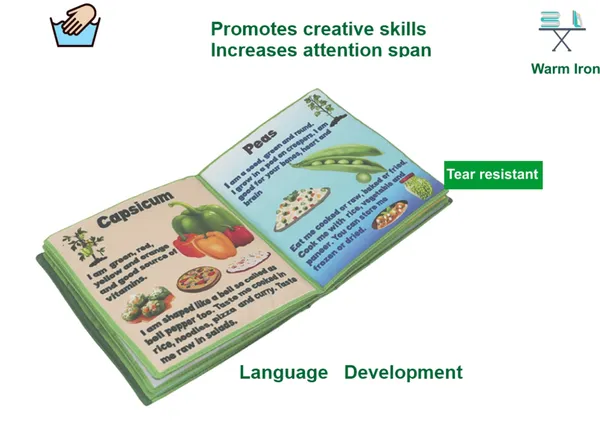 Green_Our_Health_Friend_Vegetables_Cloth_English_Book