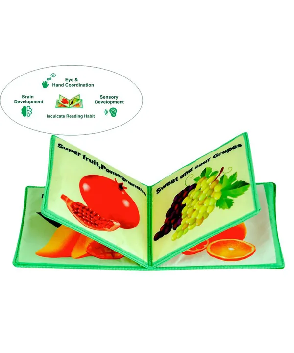 Green_Fruits_Mini_Cloth_English_Book
