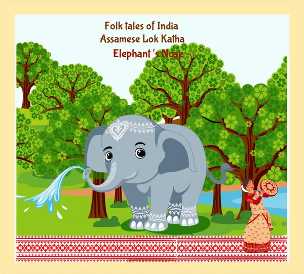 White_Folk_Tales_Of_India_Elephant_Nose_English_Book