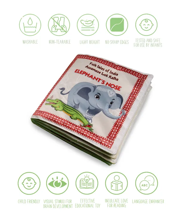 White_Folk_Tales_Of_India_Elephant_Nose_English_Book