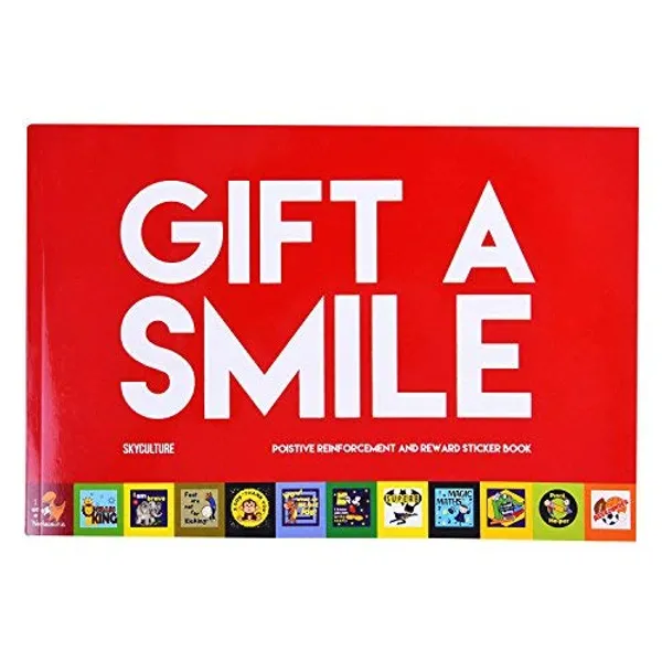 Red_Gift_A_Smile_Positive_Reinforcement_&_Reward_Sticker_Paperback_Book_For_Kids