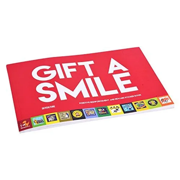 Red_Gift_A_Smile_Positive_Reinforcement_&_Reward_Sticker_Paperback_Book_For_Kids