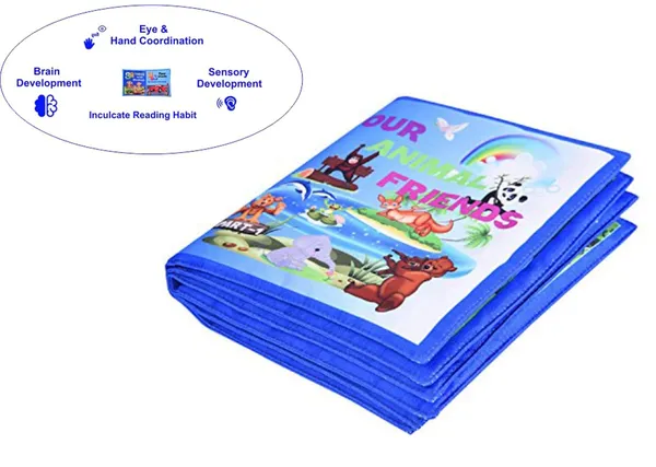 Multicolor_Head_Start_Series_Abc_Alphabets_And_Numbers_And_Our_Animal_Friends_(Part_1_&_2_)_And_Fruits_(_Part_1_&_2_)_Fabric_Soft_Books_(Set_Of_6)