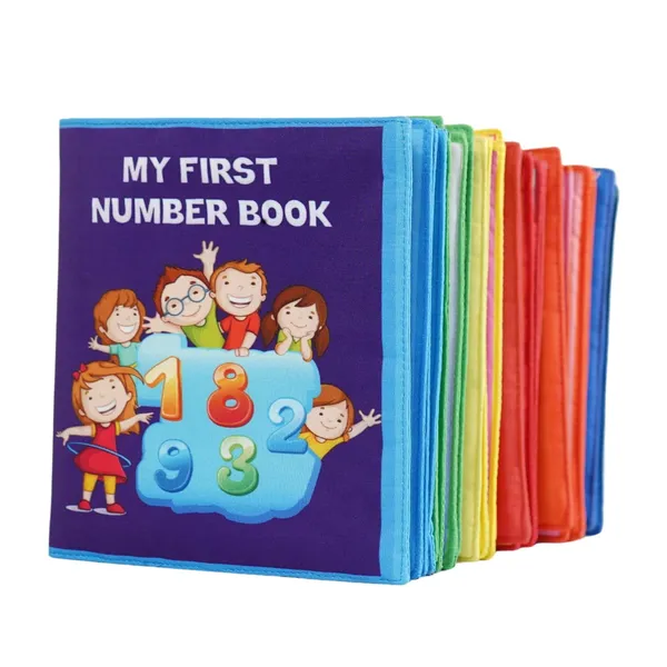 Multicolor_Head_Start_Series_Abc_Alphabets_And_Numbers_And_Our_Animal_Friends_(Part_1_&_2_)_And_Fruits_(_Part_1_&_2_)_Fabric_Soft_Books_(Set_Of_6)
