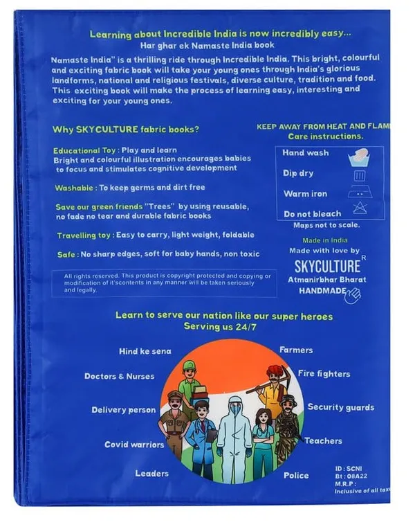 Blue_Namaste_India_Cloth_Book_English_Language_Soft_Fabric_Toy_Book_For_Early_Learning