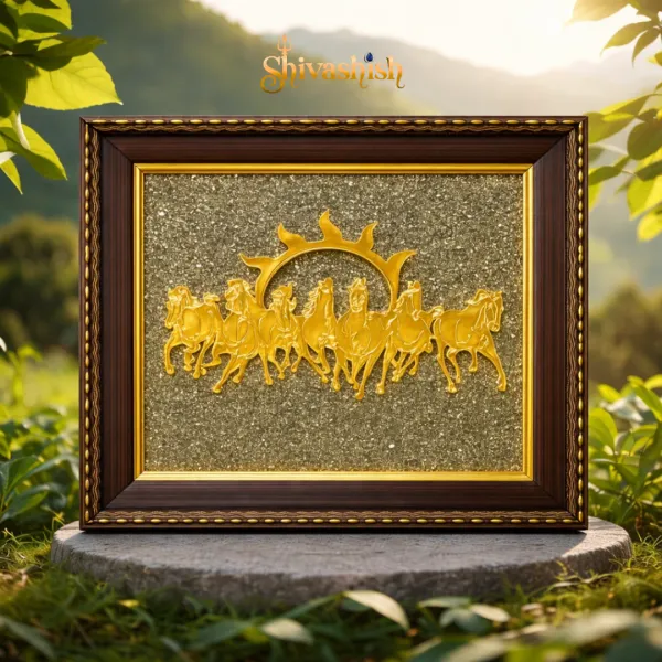 Golden_Premium_And_Elegant_7_Horse_Pyrite_Frame