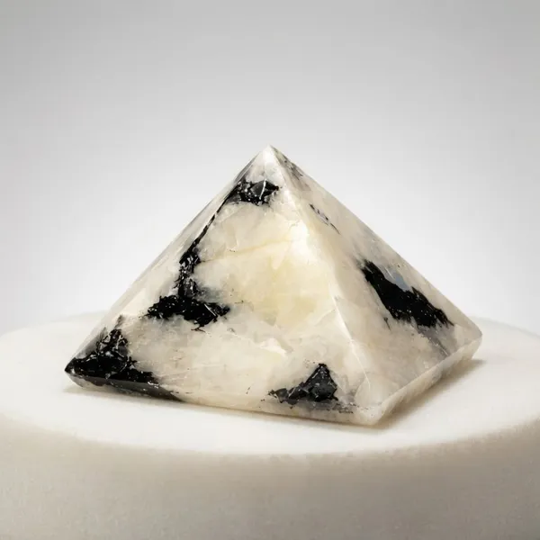 White_&_Black_Rainbow_Moonstone_Pyramid