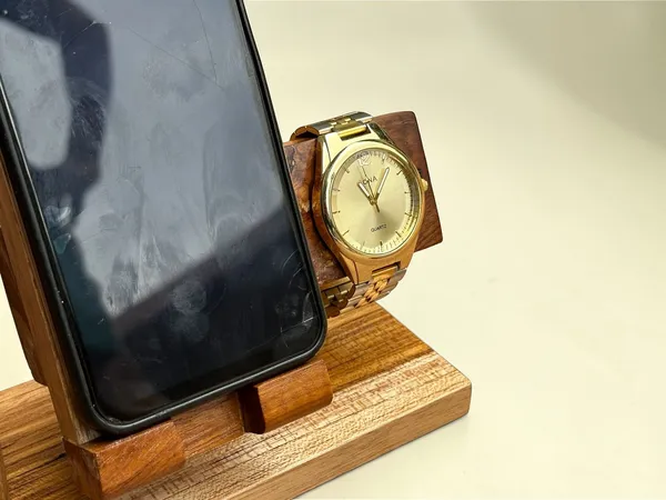 Wooden_Premium_Mobile_Stand,_Waist-watch_Rest_and_Pen_Stand