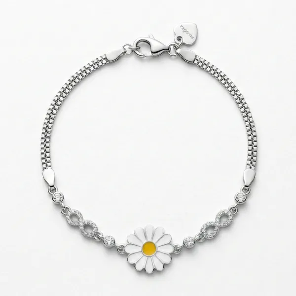 Daisies_At_Dawn_Silver_Bracelet__|_Made_By_Pure_925_Silver