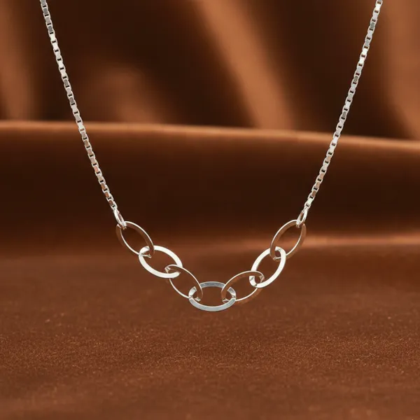 Flat_Oval_Silver_Link_Chain__|_Made_By_Pure_925_Silver