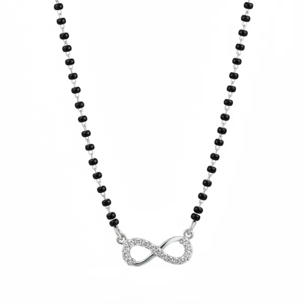 Silver_Infinity_Alluring_Minimal_Mangalsutra__|_Made_By_Pure_925_Silver