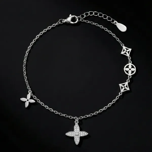 Poppy_Silver_Charm_Bracelet__|_Made_By_Pure_925_Silver