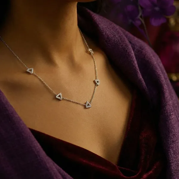 Heart_Silver_Station_Necklace__|_Made_By_Pure_925_Silver