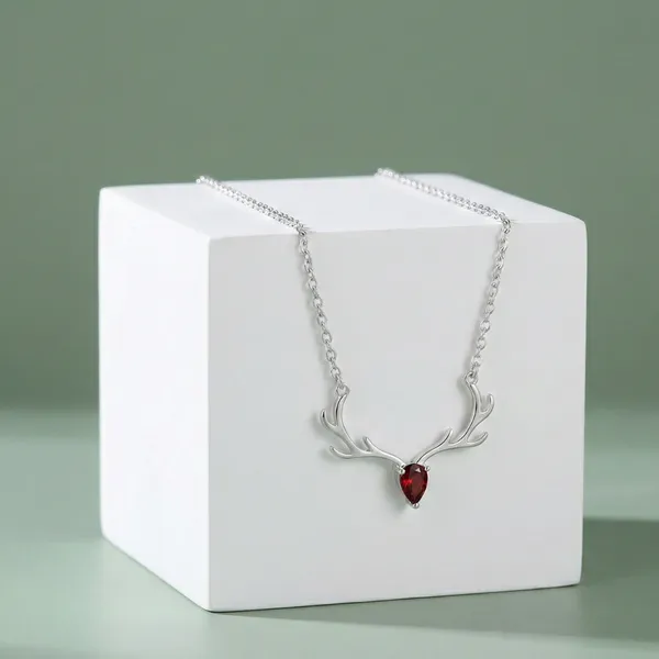 Antler_Silver_Pendant__|_Made_By_Pure_925_Silver