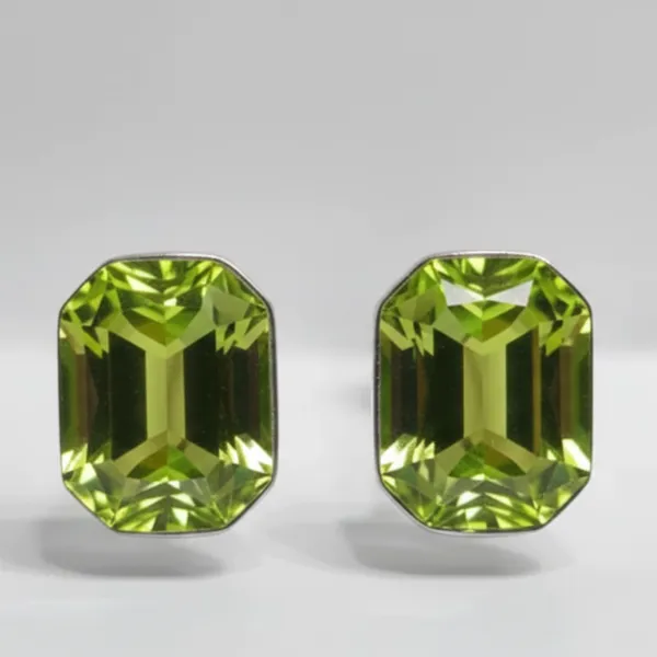 Crystal_Studs_Green__|_Made_By_Pure_925_Silver