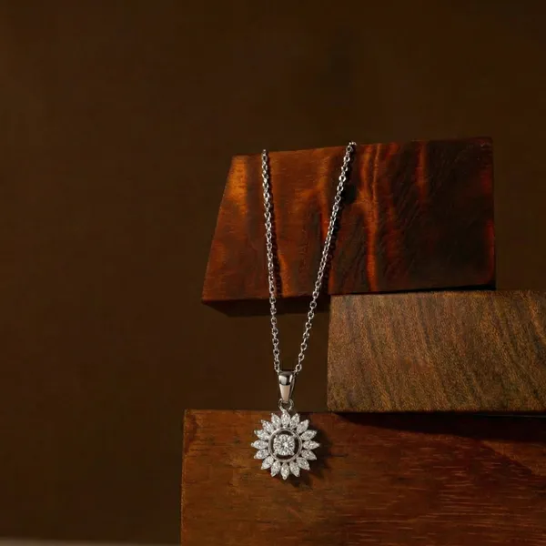 Sunflower_Silver_Pendant__|_Made_By_Pure_925_Silver