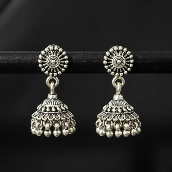 Roshini_Silver_Jhumka__|_Made_By_Pure_925_Silver