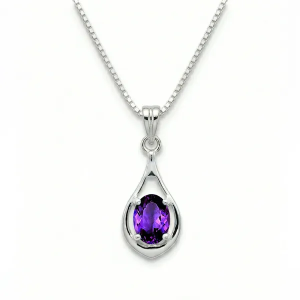 The_Dew_Amythest_Pendant__|_Made_By_Pure_925_Silver
