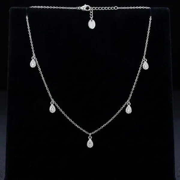 Raindrop_Crystal_Silver_Necklace_|_Made_By_Pure_925_Silver