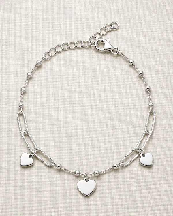 Heart_Charm_Minimal_Silver_Bracelet