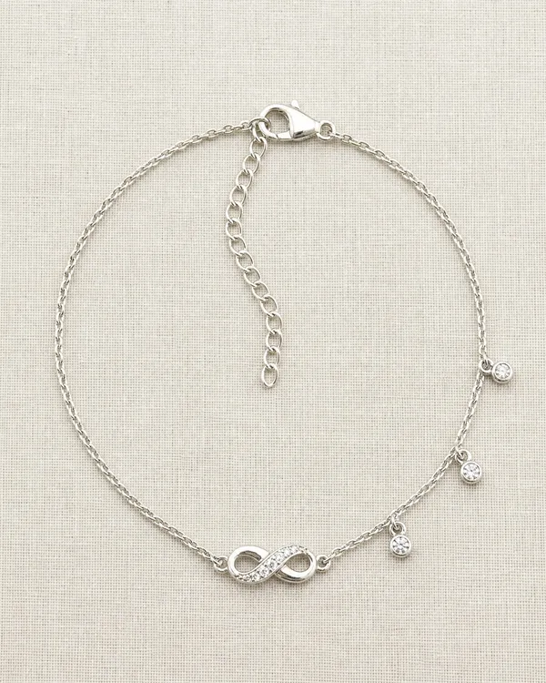 The_Infinity_Charm_Silver_Bracelet