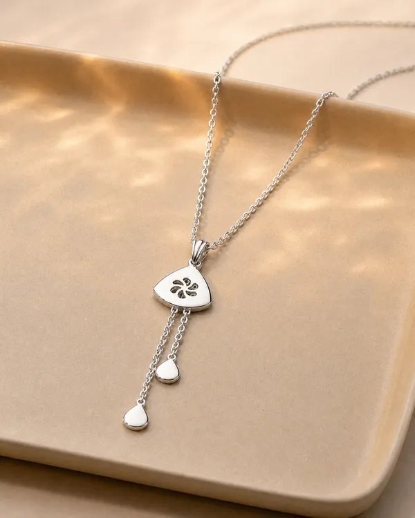 Mandala_Silver_Drop_Pendant