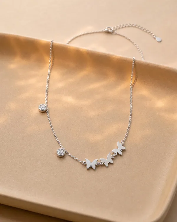 Butterfly_Charm_Silver_Necklace