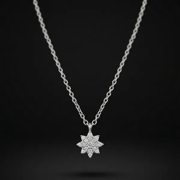 Arctic_Bloom_Silver_Pendant_|_Made_By_Pure_925_Silver