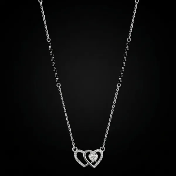 Double_Heart_Silver_Mangalsutra_|_Made_By_Pure_925_Silver