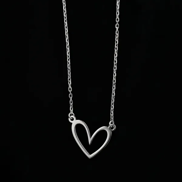 Dainty_Heart_Silver_Pendant_|_Made_By_Pure_925_Silver