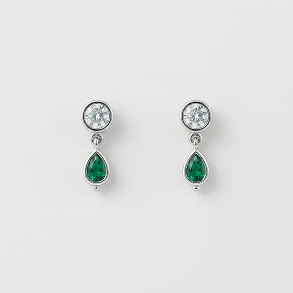 Luna_Silver_Earrings_Green__|_Made_By_Pure_925_Silver
