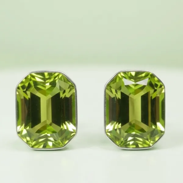 Crystal_Studs_Green__|_Made_By_Pure_925_Silver