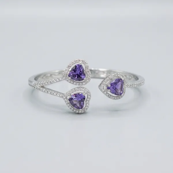 Trinity_Silver_Kada_Purple__|_Made_By_Pure_925_Silver