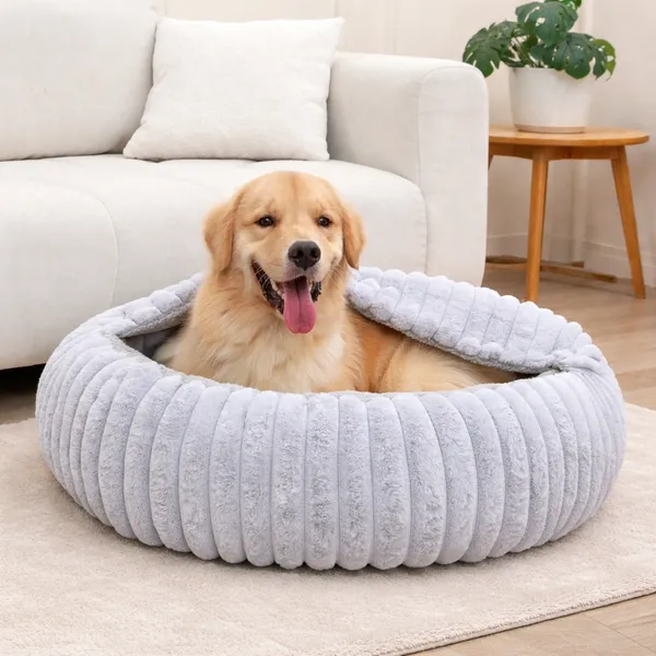 Premium_Pet_Fur_Cave_Bed
