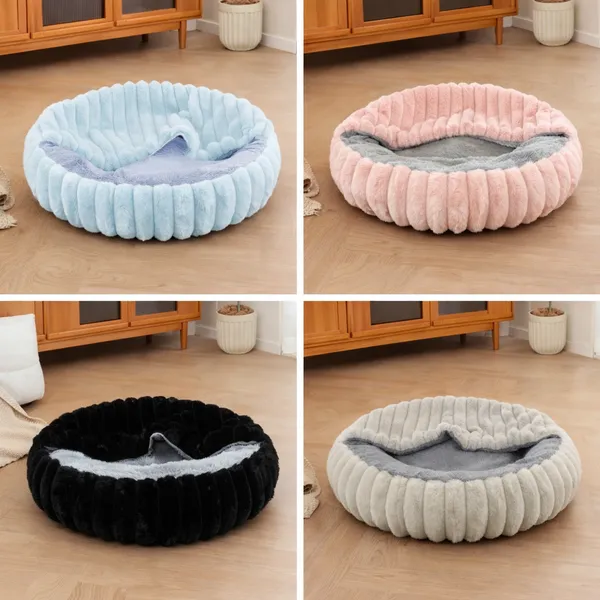Premium_Pet_Fur_Cave_Bed