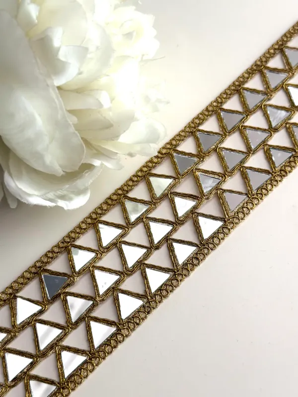 Premdas_Lace__Mirror_Lace_Border_-_9_Metre_Decorative_Embroidery_Trim_for_Saree_Borders,_Dupattas,_Dresses,_Lehengas,_Suits,_Blouses_and_DIY_Craft_Decoration