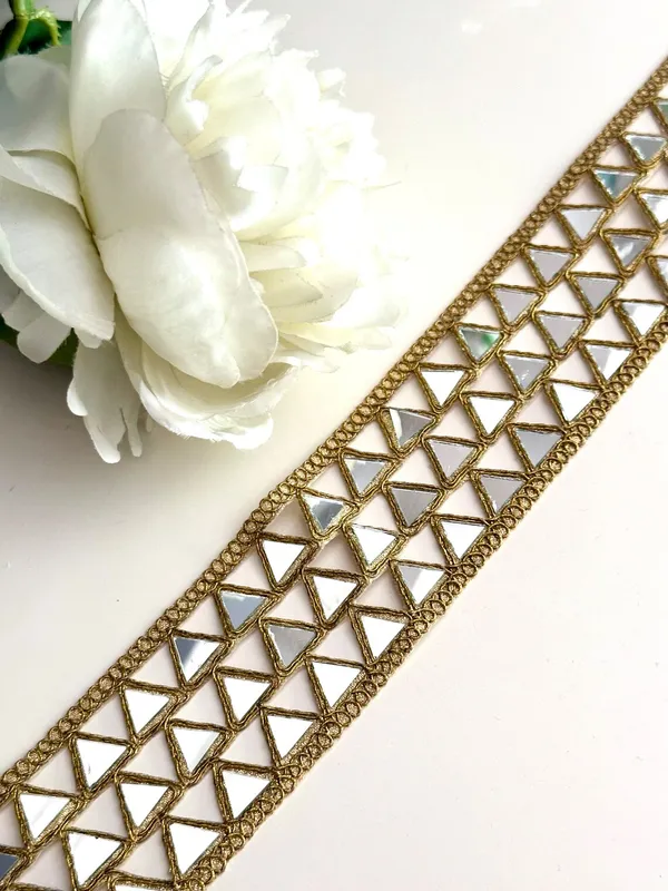 Premdas_Lace__Mirror_Lace_Border_-_9_Metre_Decorative_Embroidery_Trim_for_Saree_Borders,_Dupattas,_Dresses,_Lehengas,_Suits,_Blouses_and_DIY_Craft_Decoration