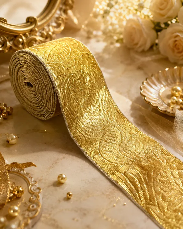 6_Inch_Golden_Gota_Lace_9_Meter_for_Saree,_Lehenga,_Dupatta_&_Blouse_Border