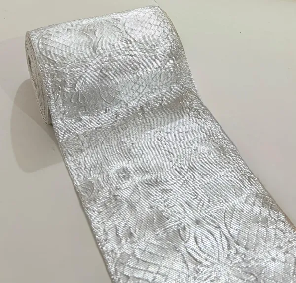 6_Inch_Silver_Gota_Lace_9_Meter_for_Saree,_Lehenga,_Dupatta_&_Blouse_Border