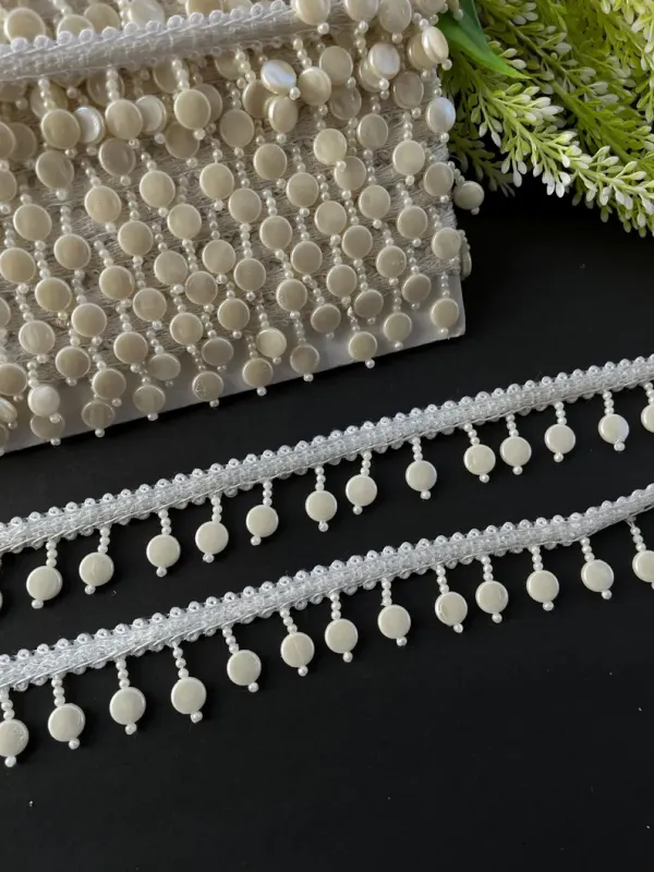 Hanging_lace_Half_White_Ivory_Beads_with_Drop_Tear_Design_Pearl_Multi_Purpose_latkan_Ribbon_use_Blouse_Dresses_Western_Crafting_Diy_ivory_Colour__9_Meter