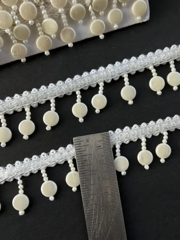 Hanging_lace_Half_White_Ivory_Beads_with_Drop_Tear_Design_Pearl_Multi_Purpose_latkan_Ribbon_use_Blouse_Dresses_Western_Crafting_Diy_ivory_Colour__9_Meter