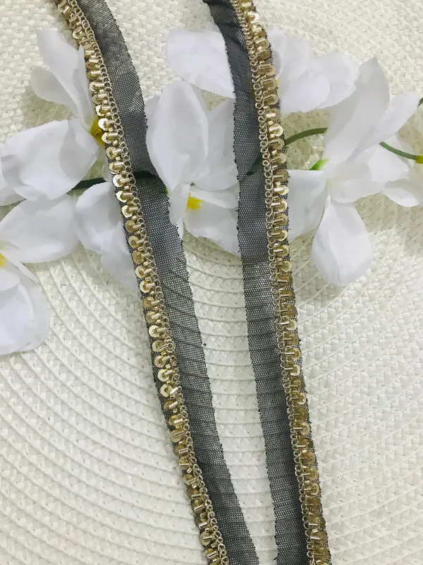 PREMDAS_LACE_Net_Fabric_Katdana_Nalki_Lace_For_Saree's_Border_Finetage_Pipe_Lace_for_Dresses,_Sarees,_Lehenga,_Suits,_Blouses,_Dupatta,_Chunni_and_Craft_(9meter)