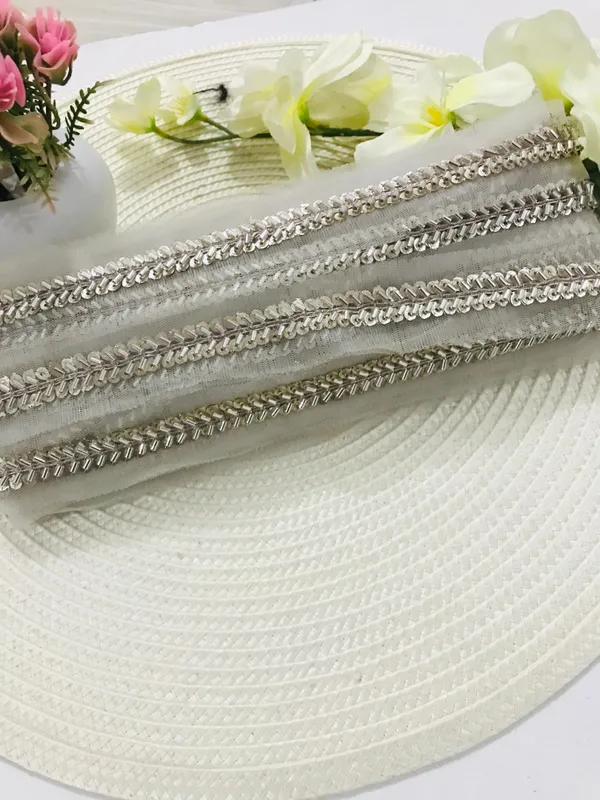PREMDAS_LACE_Net_Fabric_Katdana_Nalki_Lace_for_Saree's_Border_Finetage_Pipe_Lace_for_Dresses,_Sarees,_Lehenga,_Suits,_Blouses,_Dupatta,_Chunri_and_Craft_(9meter)