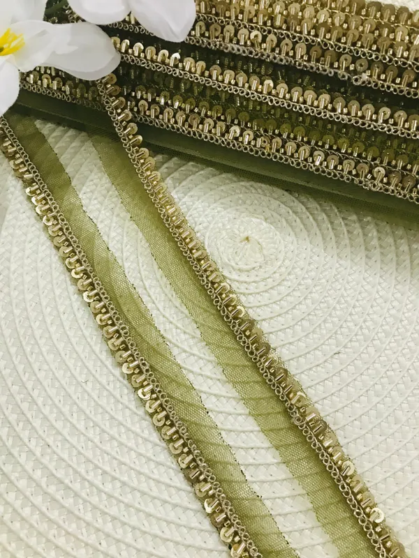 PREMDAS_LACE_Net_Fabric_Katdana_Nalki_Lace_for_Saree's_Border_Finetage_Pipe_Lace_for_Dresses,_Sarees,_Lehenga,_Suits,_Blouses,_Dupatta,_Chunri_and_Craft_(9meter)
