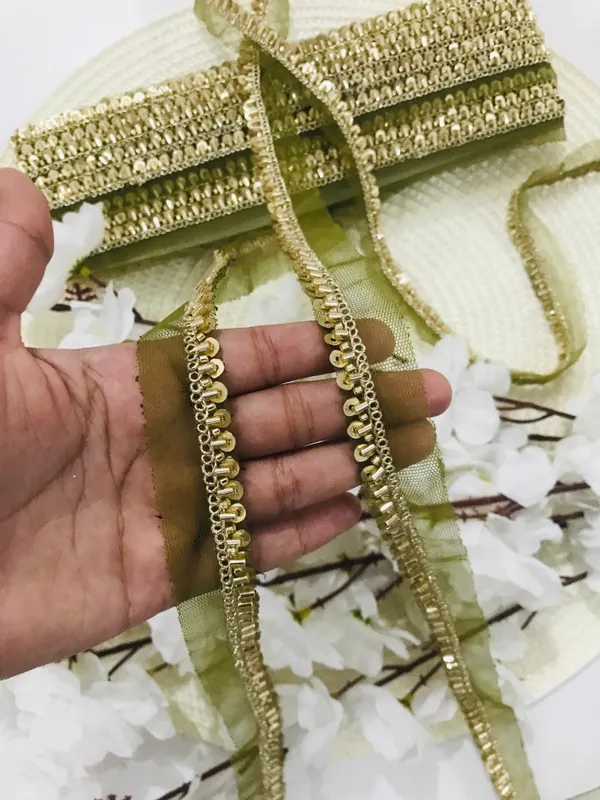 PREMDAS_LACE_Net_Fabric_Katdana_Nalki_Lace_for_Saree's_Border_Finetage_Pipe_Lace_for_Dresses,_Sarees,_Lehenga,_Suits,_Blouses,_Dupatta,_Chunri_and_Craft_(9meter)
